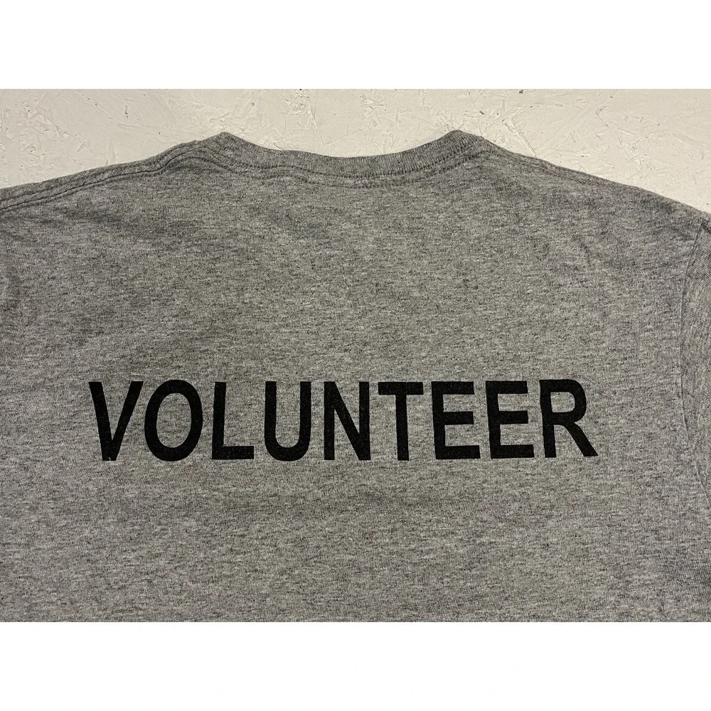 Vintage First Lego League Volunteer Shirt Mens Medium Toys Gray Short Sleeve - Picture 11 of 11